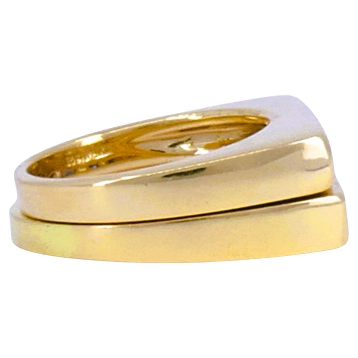 Tiffany & Co. Diamond Ring Set Vintage 18k Gold Estate