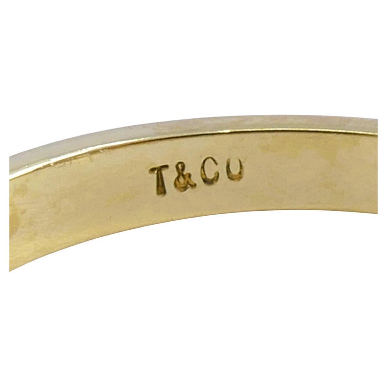 Tiffany & Co. Diamond Ring Set Vintage 18k Gold Estate