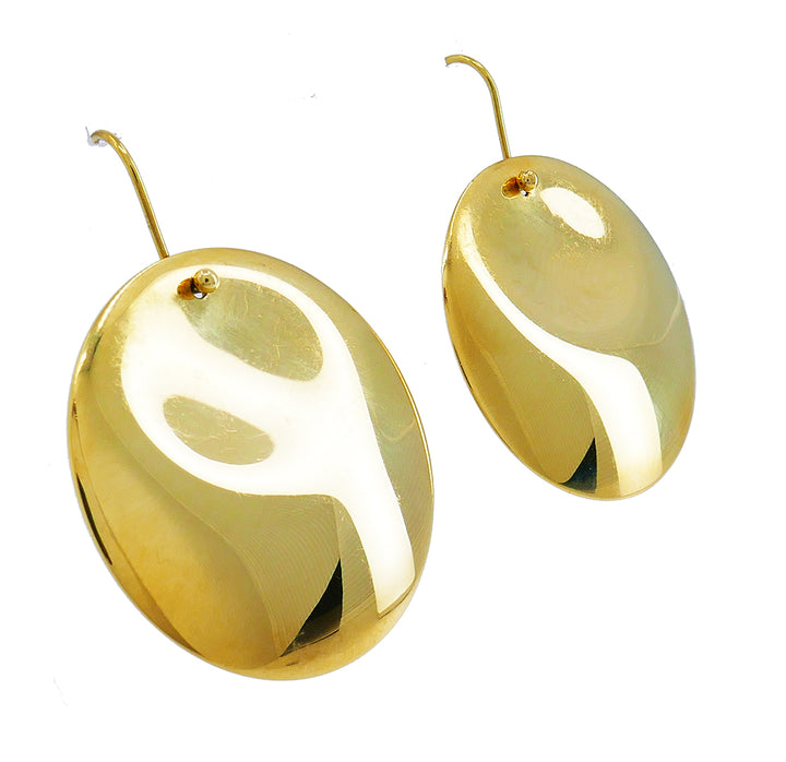 Vintage Tiffany & Co. Elsa Peretti Round Earrings 18k Gold