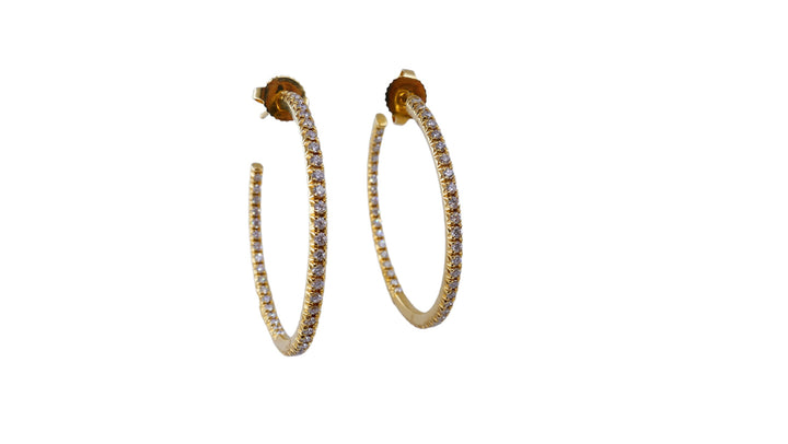 Tiffany & Co. Diamond Hoop Earrings