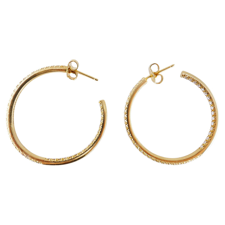 Tiffany & Co. Diamond Hoop Earrings