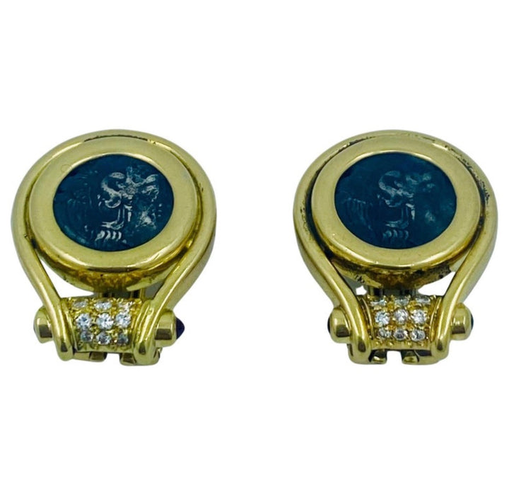 Bulgari Ancient Coin Earrings