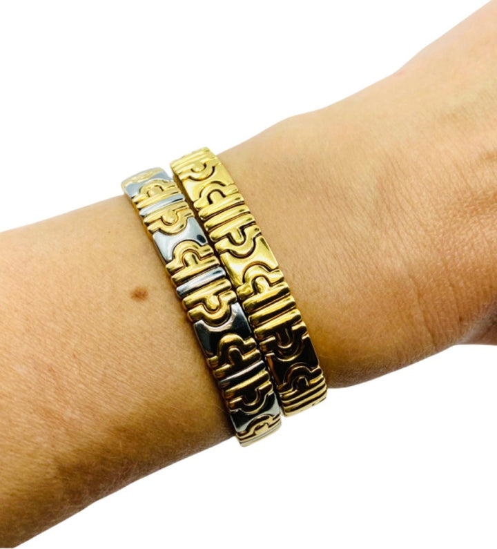 Bulgari Gold Parentesi Bangle Bracelet