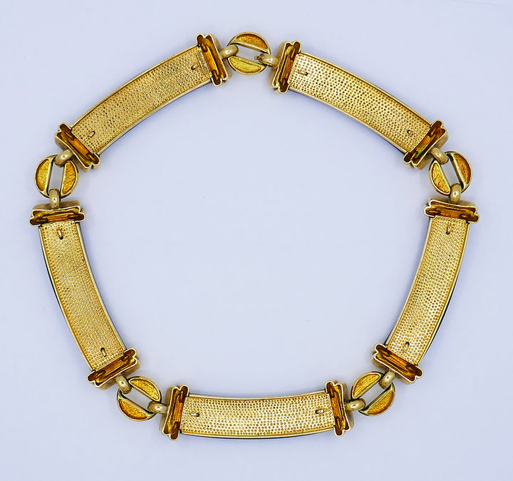 Vintage Cartier Necklace 18k Gold Onyx Estate Jewelry