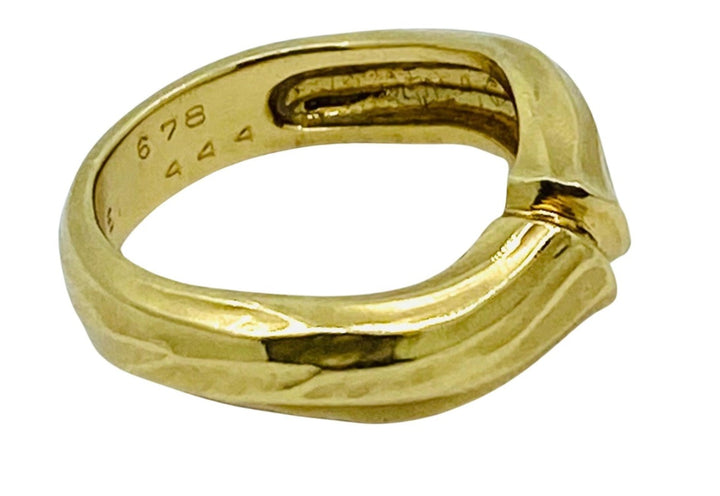 Vintage Cartier Bamboo Ring 18k Gold