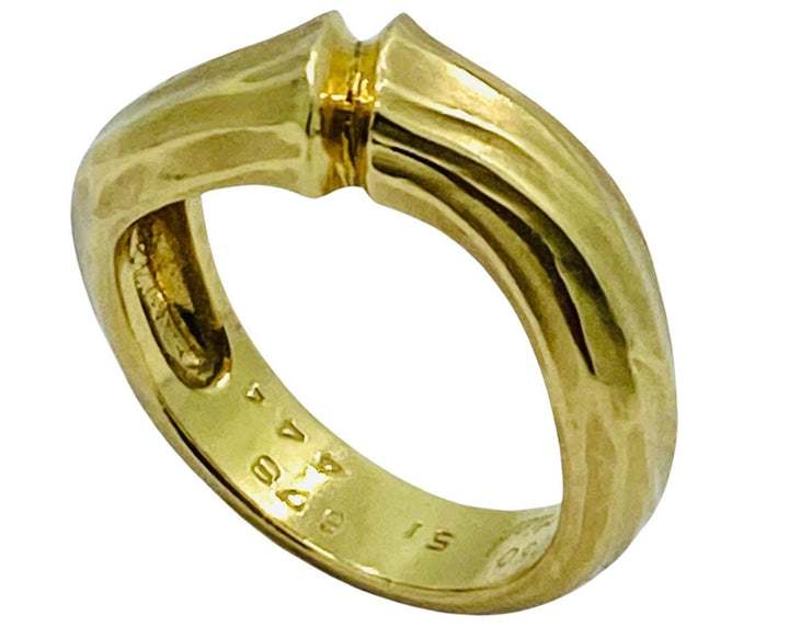 Vintage Cartier Bamboo Ring 18k Gold