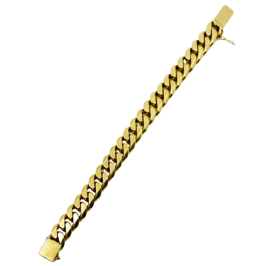 Vintage Cartier Curb Link Chain Gold Bracelet