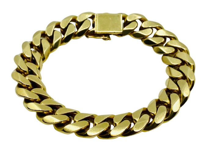 Vintage Cartier Curb Link Chain Gold Bracelet