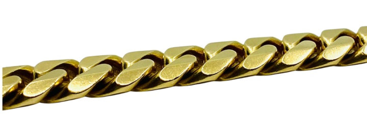 Vintage Cartier Curb Link Chain Gold Bracelet