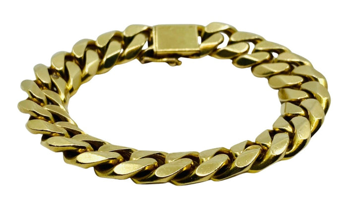 Vintage Cartier Curb Link Chain Gold Bracelet