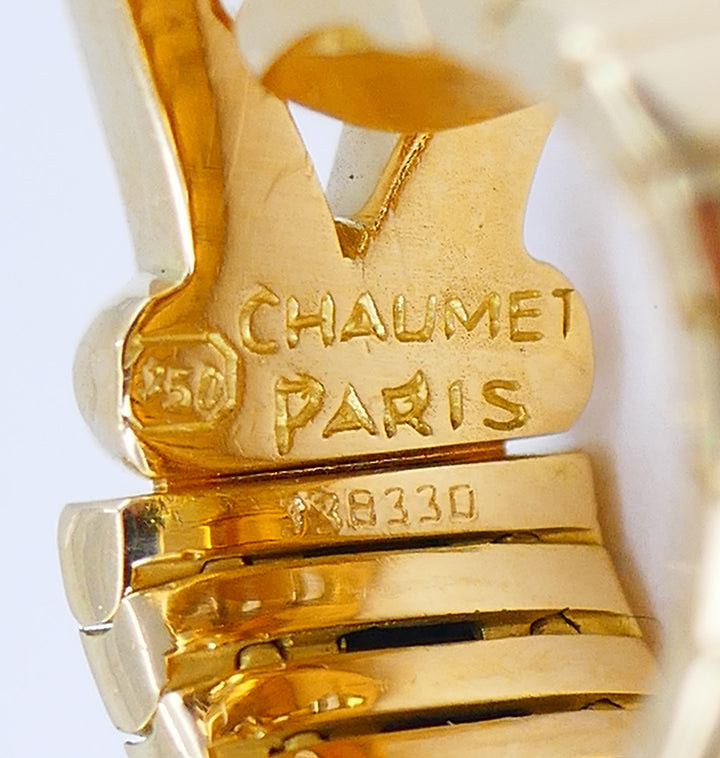 Vintage Chaumet Ring 18k Gold Diamond Estate Jewelry