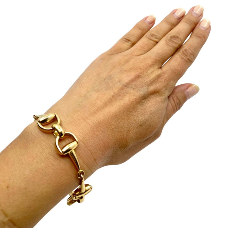 Vintage Equestrian Bracelet 18k Gold