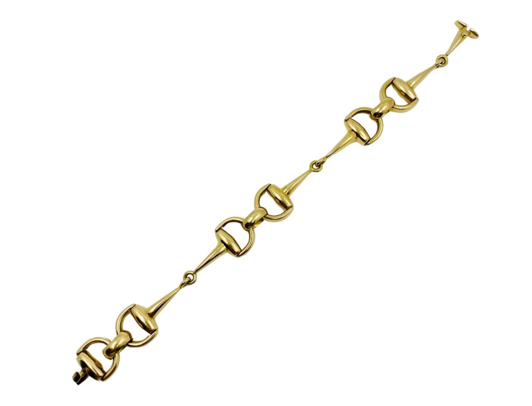 Vintage Equestrian Bracelet 18k Gold