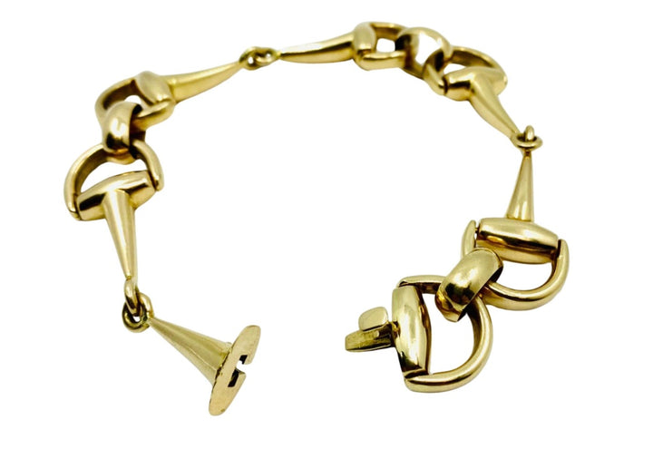 Vintage Equestrian Bracelet 18k Gold