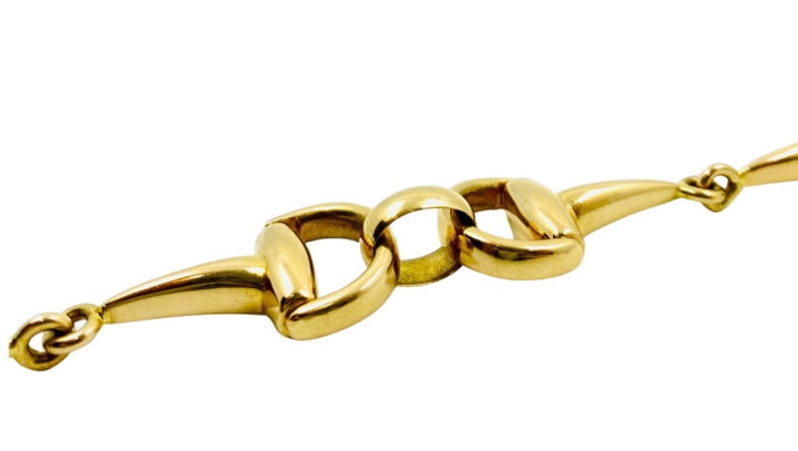 Vintage Equestrian Bracelet 18k Gold