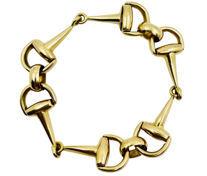 Vintage Equestrian Bracelet 18k Gold