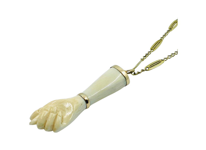 Vintage Figa Pendant Necklace