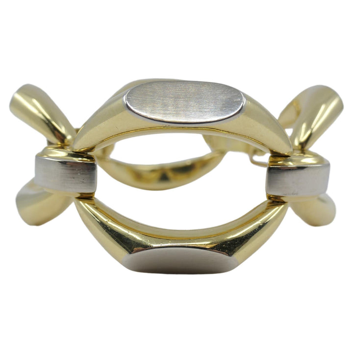Heavy Link 18k Gold Bracelet
