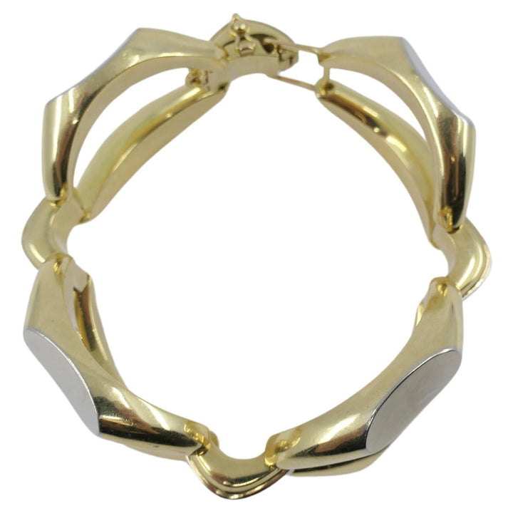 Heavy Link 18k Gold Bracelet