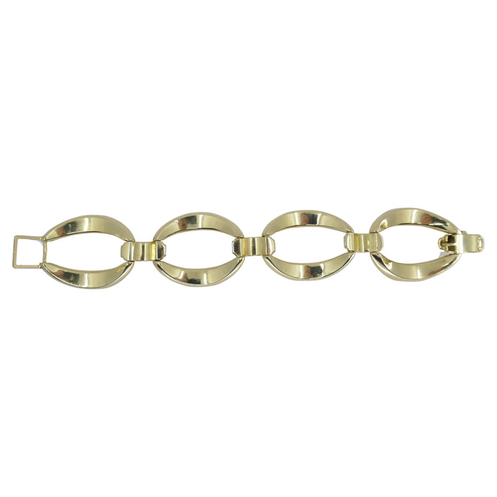 Heavy Link 18k Gold Bracelet