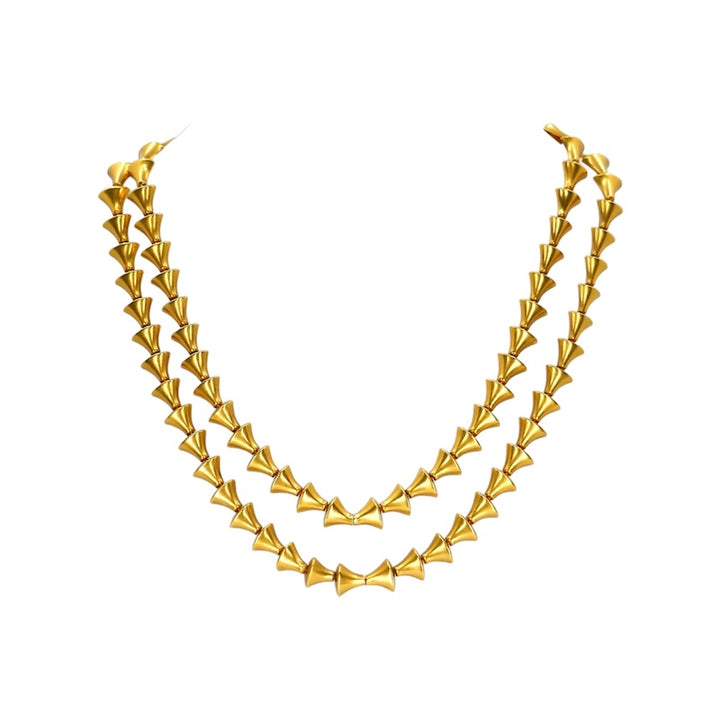 Zolotas Greek Double-strand Necklace 18k Gold