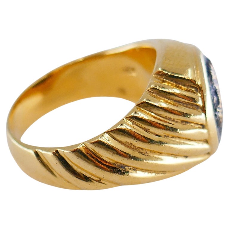 Bvlgari Vintage Bulgari Monete Ancient Coin Gold Ring