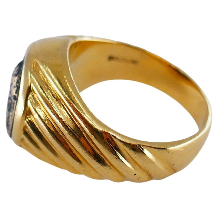 Bvlgari Vintage Bulgari Monete Ancient Coin Gold Ring