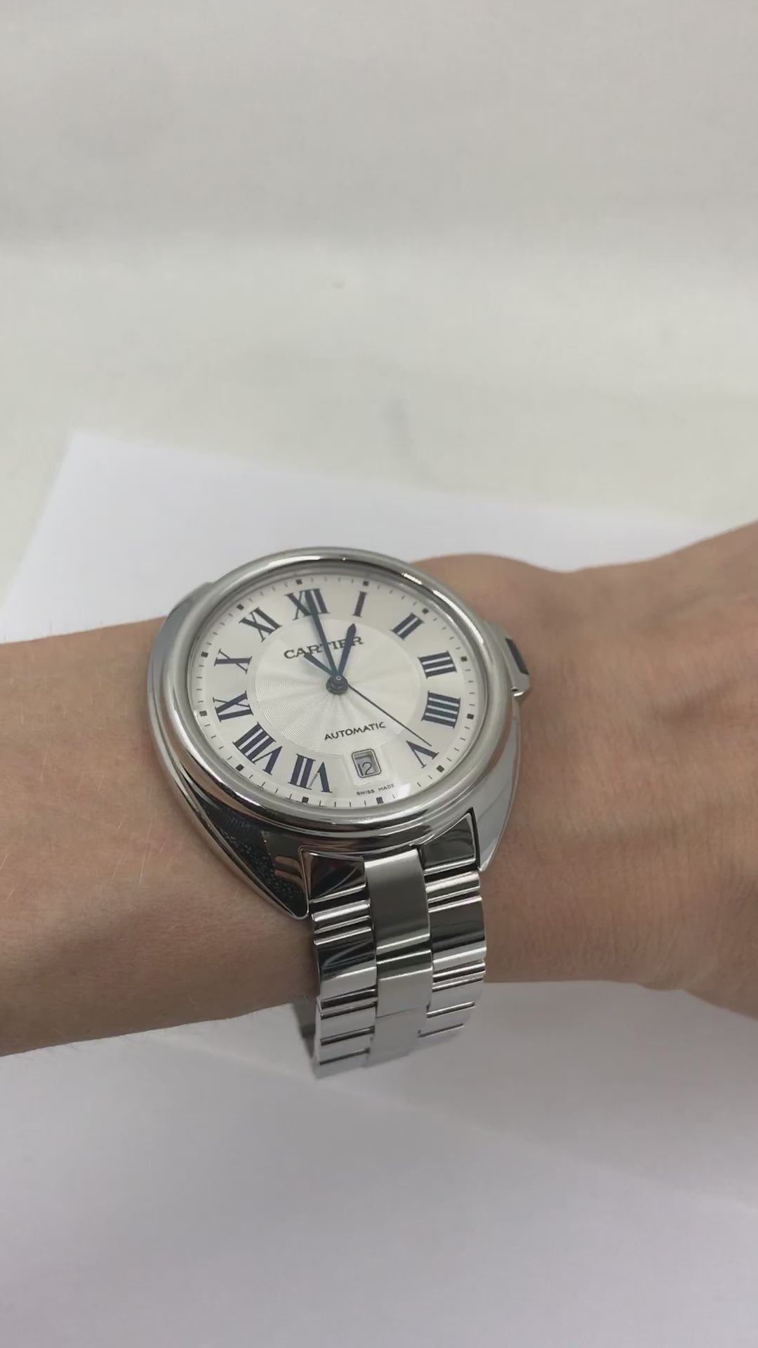 Cartier Clé de Cartier Stainless Steel Automatic Watch
