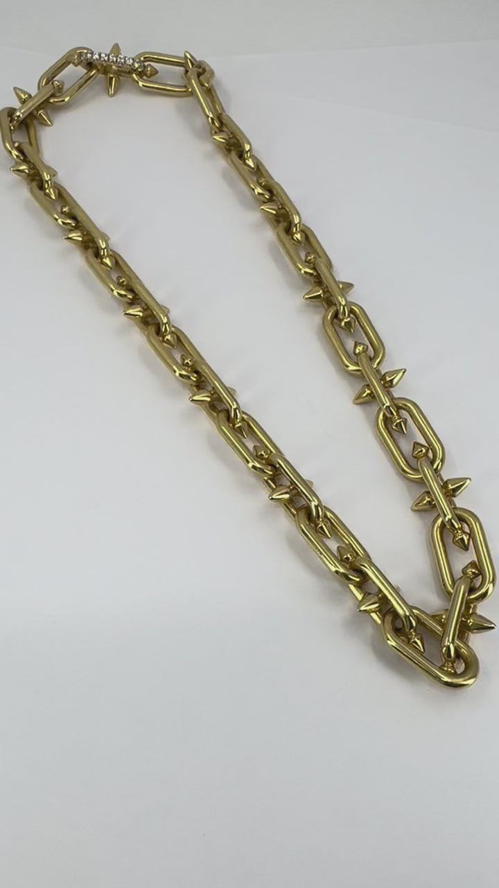 Pharrell Williams Tiffany & Co. 18k Gold Diamond Titan Necklace