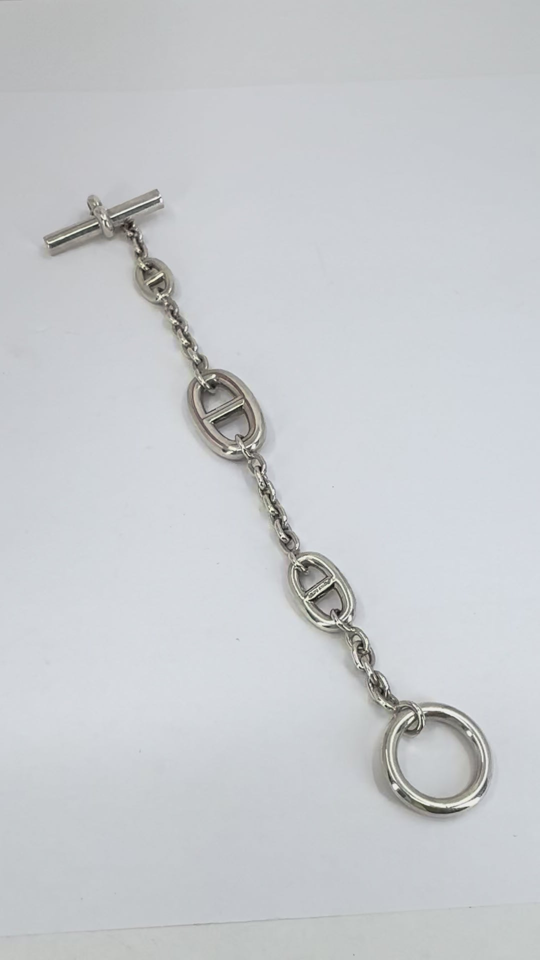 Hermes Sterling Silver Farandole Bracelet