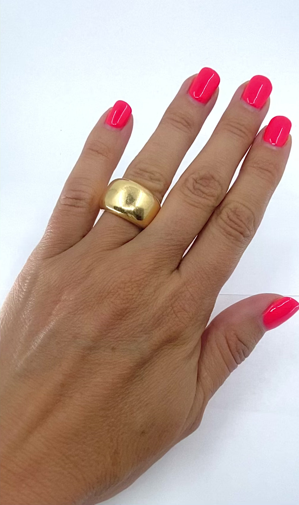 Cartier Nouvelle Vogue 18k Gold Dome Ring