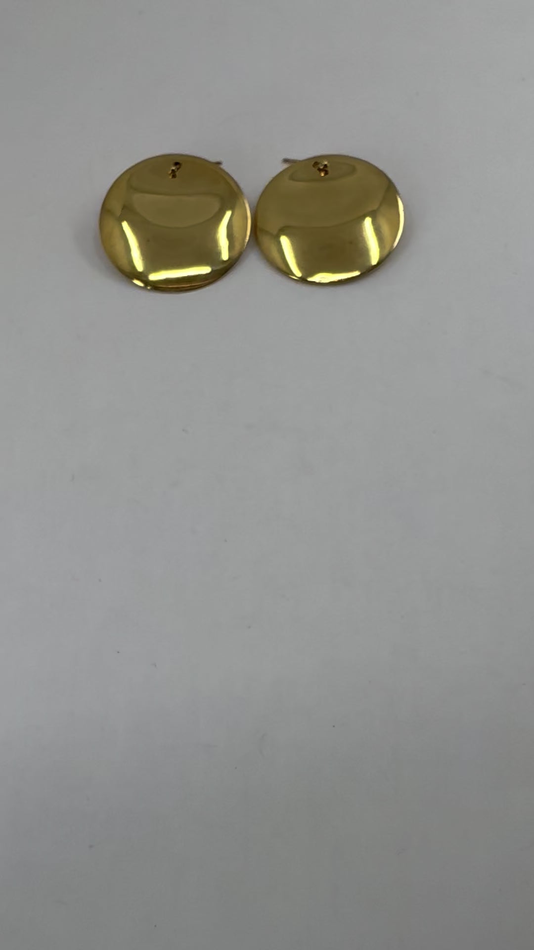 Elsa Peretti for Tiffany & Co. 18k Gold Round Hook Earrings