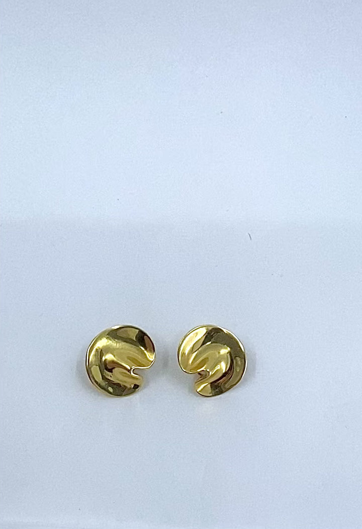 Angela Cummings Tiffany & Co. 18k Gold Lily Pad Earrings