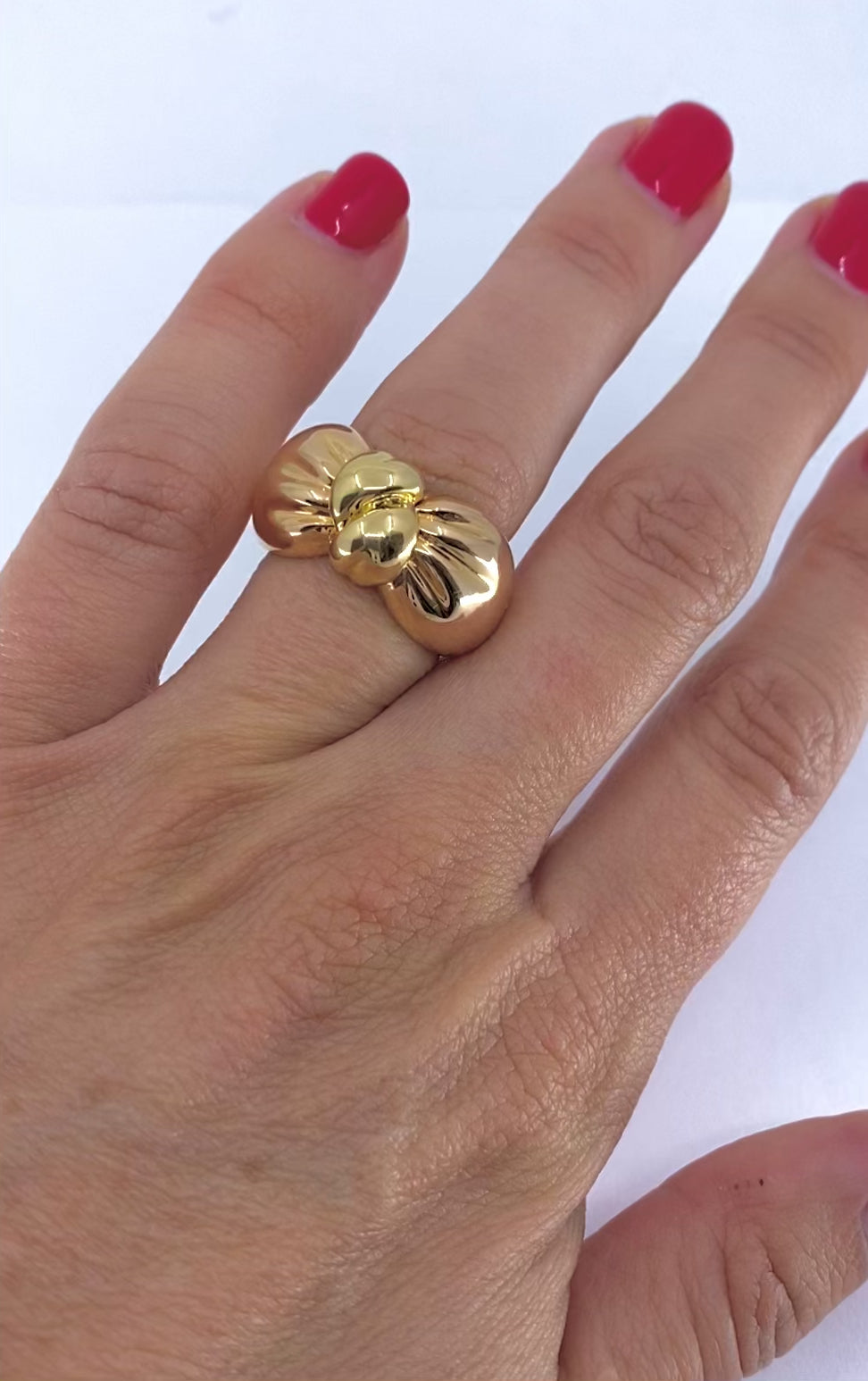 Van Cleef & Arpels 18k Two-Tone Gold Knot Ring