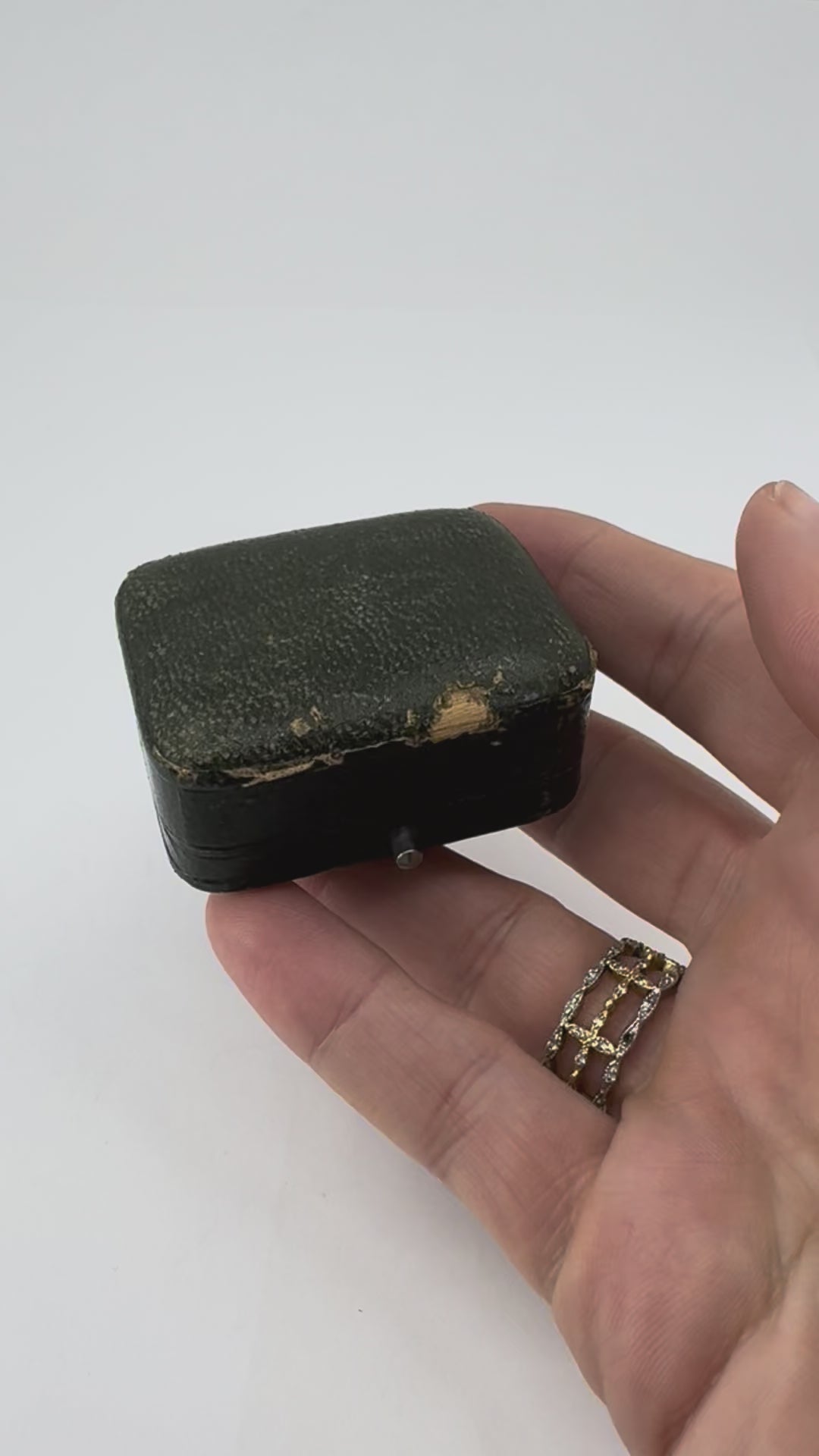 Juvenia Art Deco Swiss Galalith Sterling Silver Purse Watch