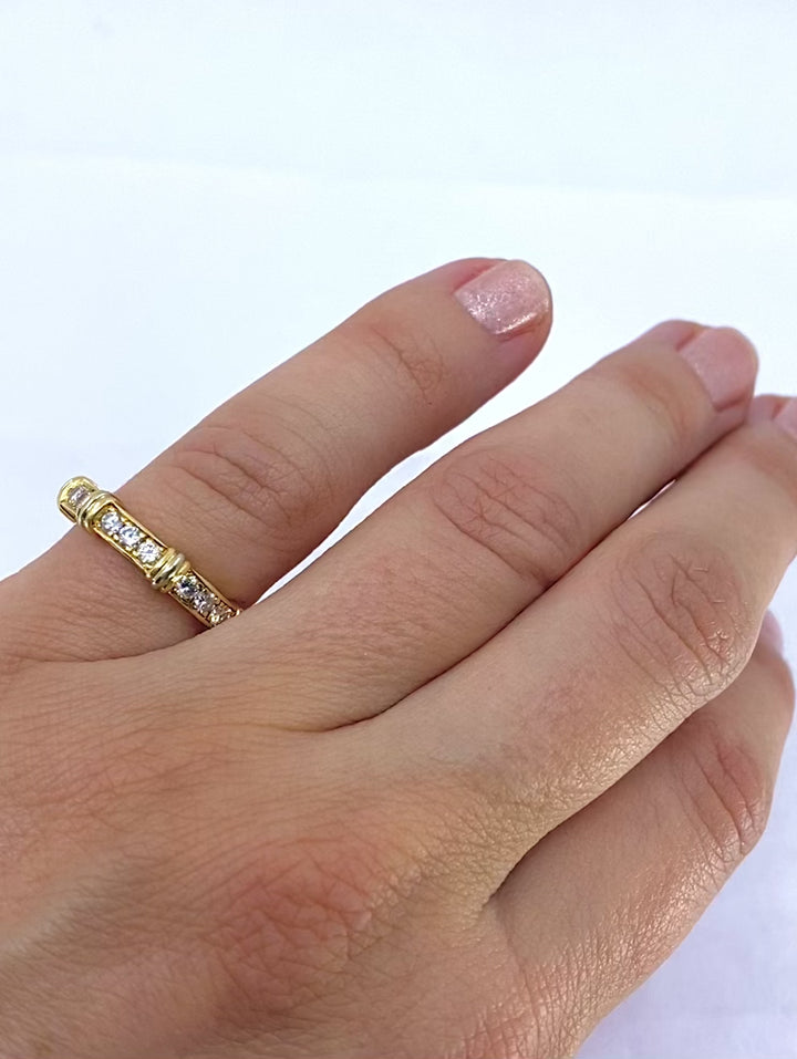 Cartier Diamond Ring Contessa 18k Gold Engagement Ring