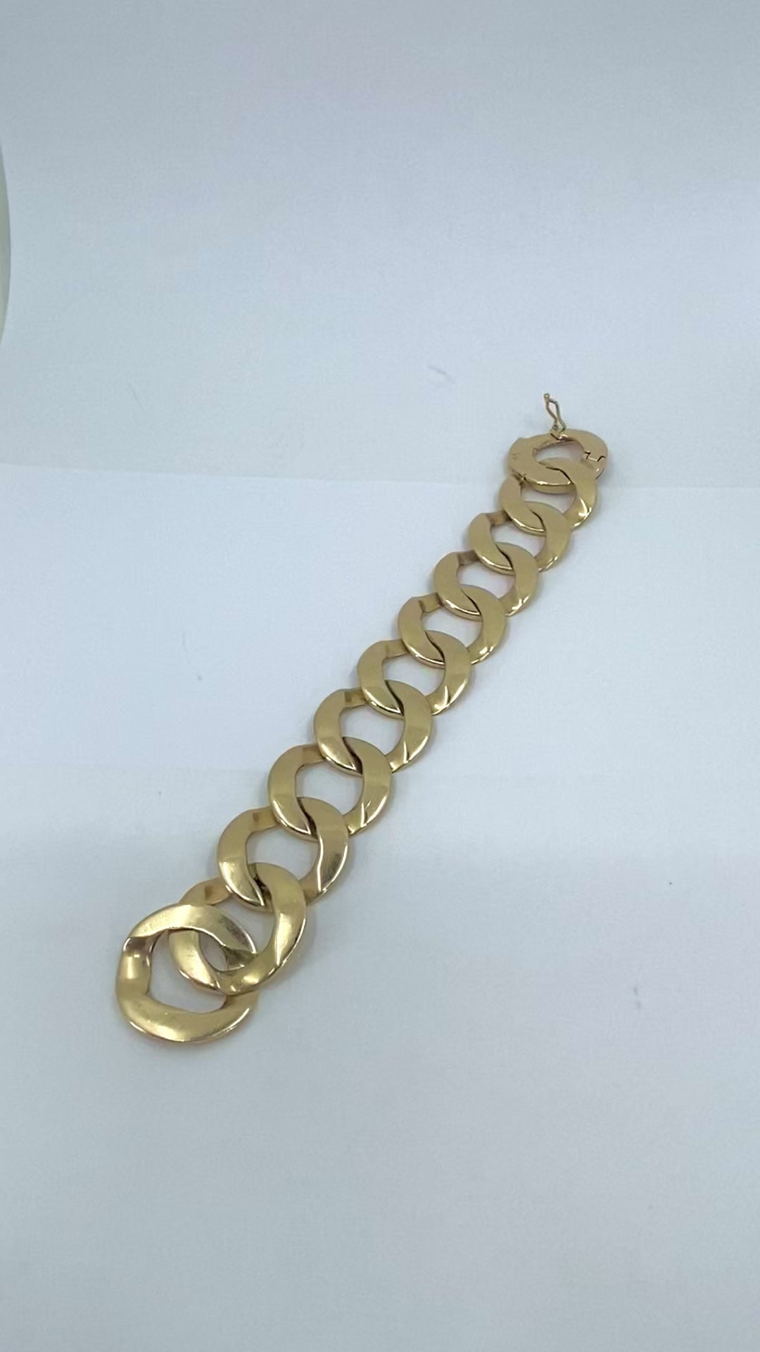 Vintage 14k Gold Curb Link Bracelet