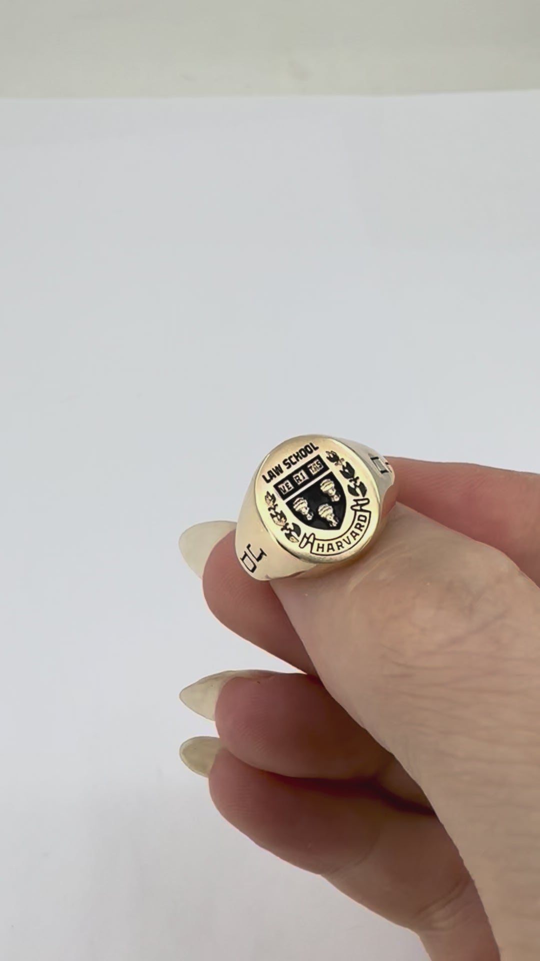 Harvard Law 14k Gold Signet Ring