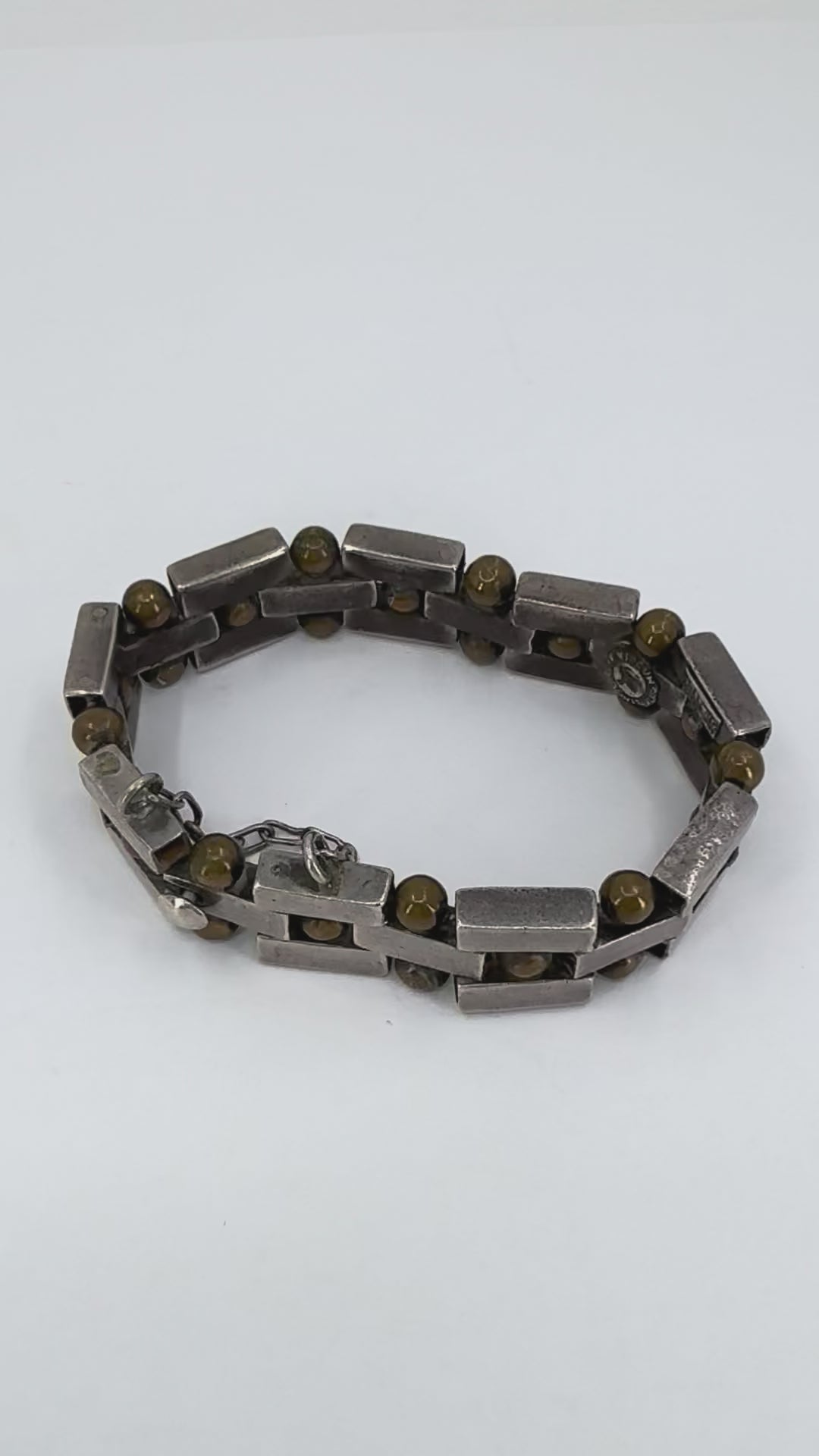 Vintage William Spratling Mexico Silver Bronze Bracelet