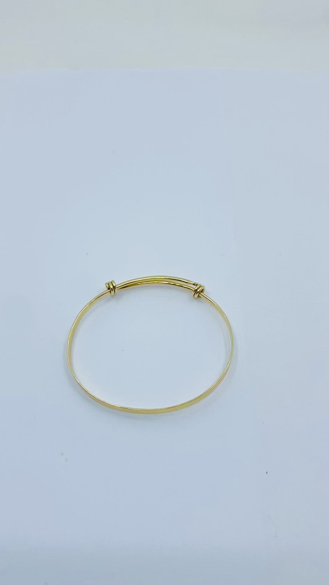 Petite Signature Bracelet by Ed Levin 14K Gold