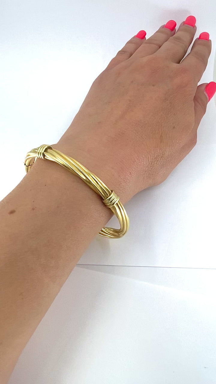 Balestra Gold Bracelet 14k Vintage Jewelry