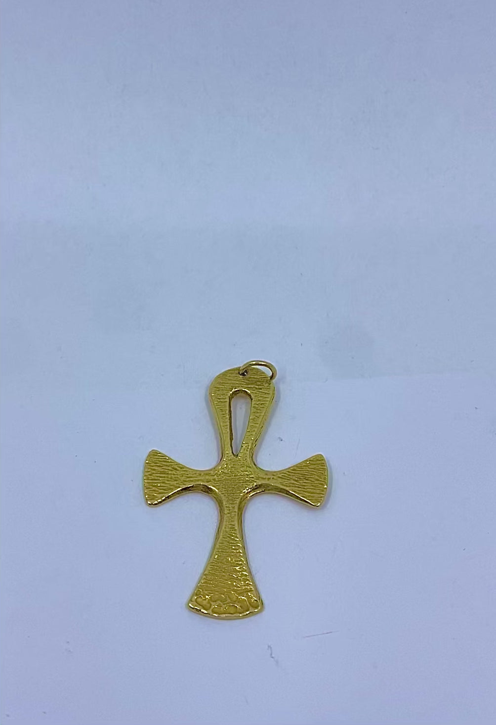 Pomellato 18k Yellow Gold Ankh Cross Pendant