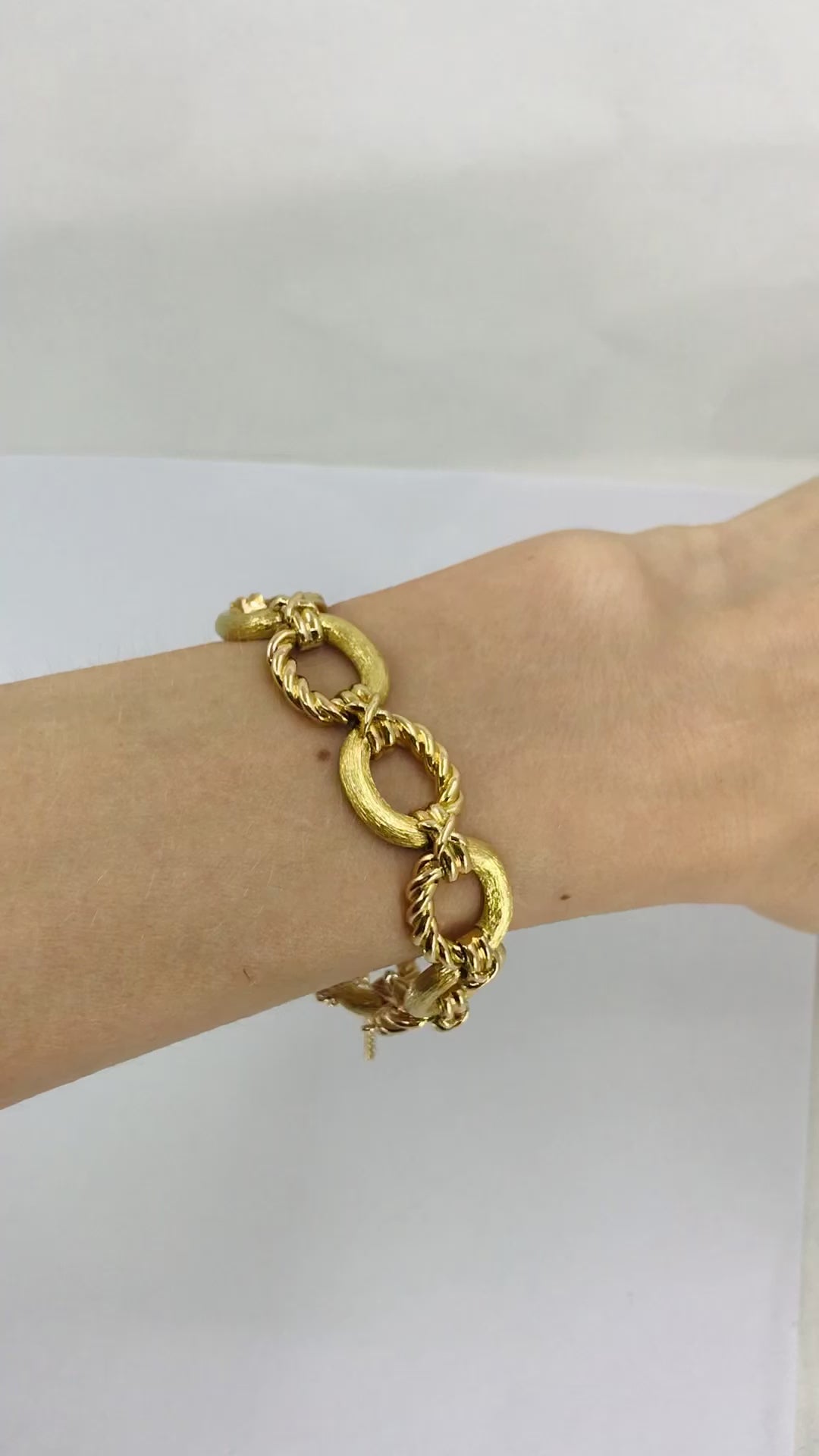 Vintage 18k Gold Tiffany & Co. Schlumberger Bracelet Rope Design