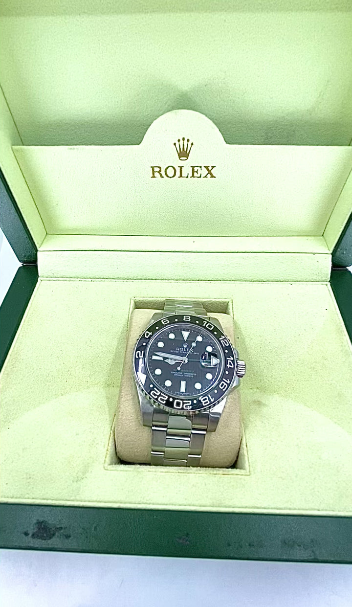 Rolex Stainless Steel GMT‑Master II 40mm Men’s Automatic Wristwatch