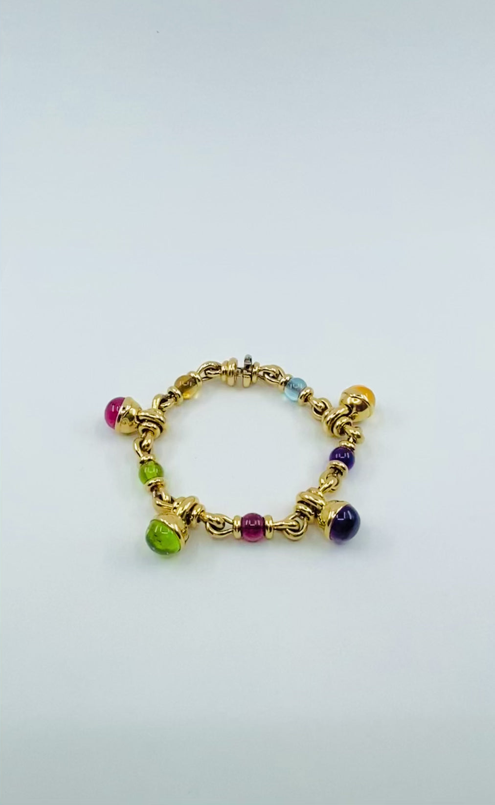 Bulgari Bracelet 18k Gold Multi-Gemstone