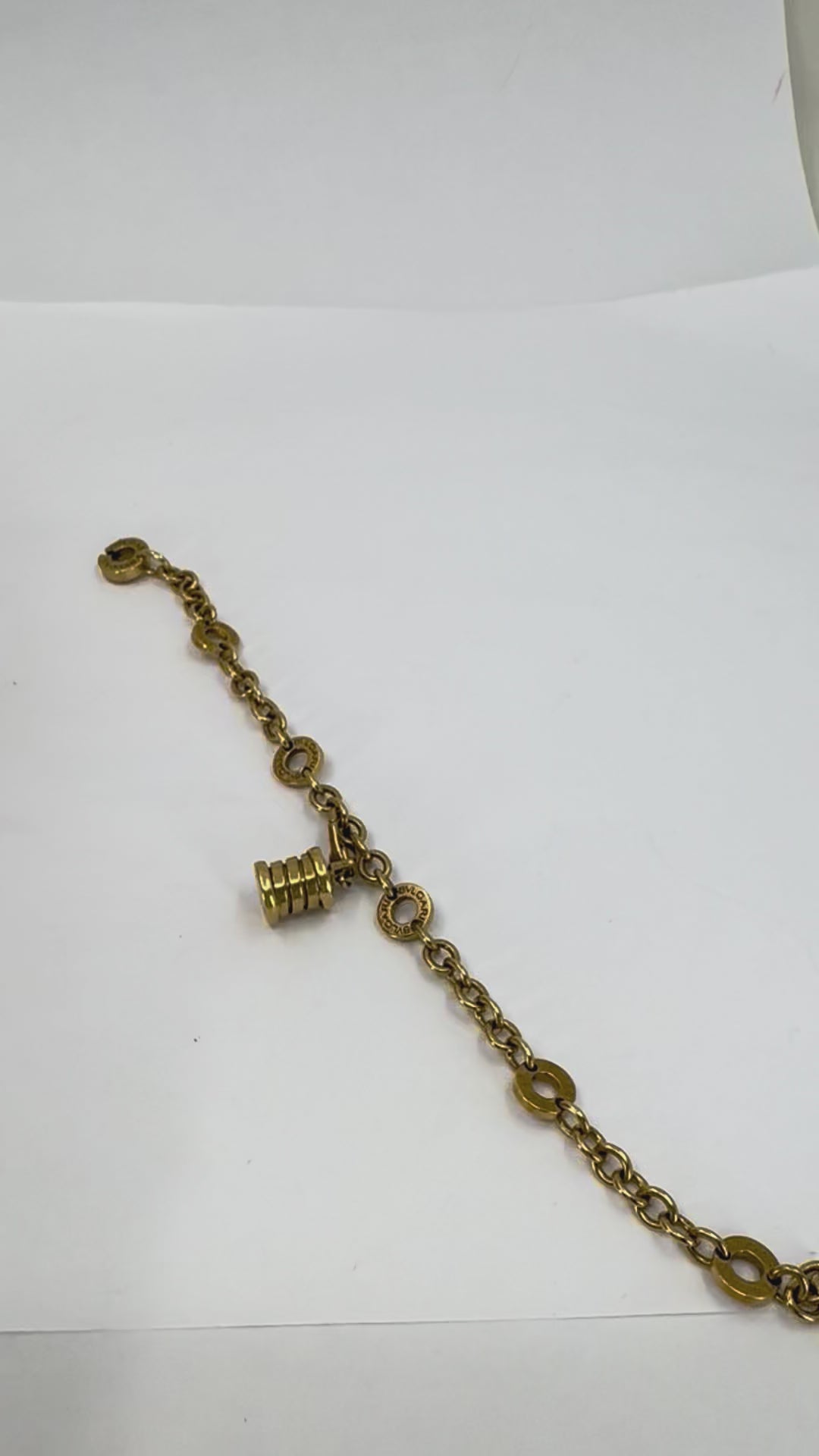 Bulgari B.zero1 18k Yellow Gold Charm Bracelet