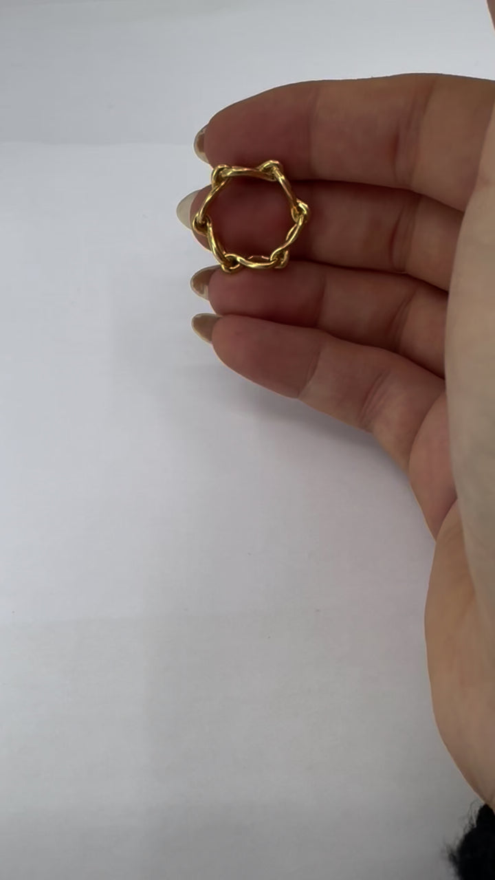 Cartier Maillon Infini De 18k Gold Ring