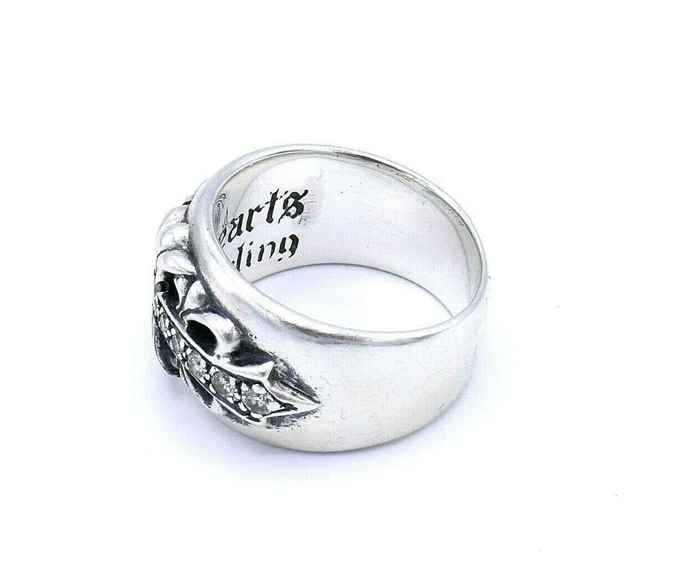 Chrome Hearts 1992 Sterling Silver Diamond Ring – Nadine Krakov