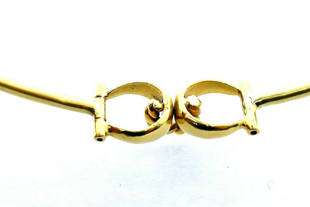 Cartier Vintage 18k Yellow Gold Equestrian Wire Bracelet