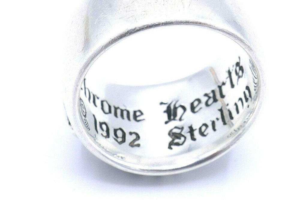 Chrome Hearts 1992 Sterling Silver Diamond Ring